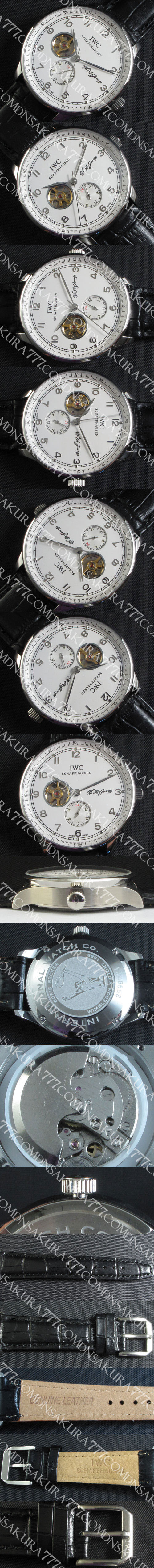 機能性良いIWC ポルトギーゼ ボリス・ベッカー Asian 21600振動 自動巻き ホワイト文字盤