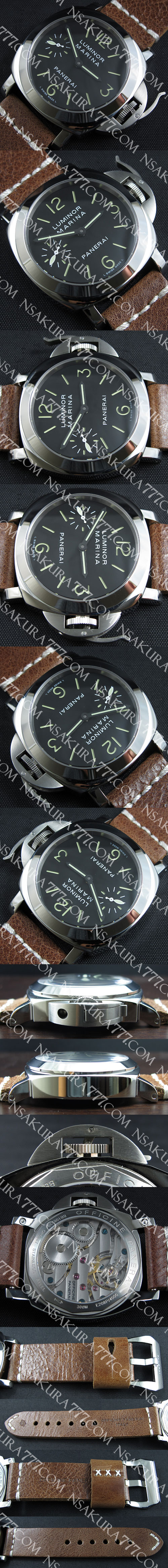 毎月売り切れコピー腕時計PANERAIミノール マリーナ PAM00111 9時位置永久秒針