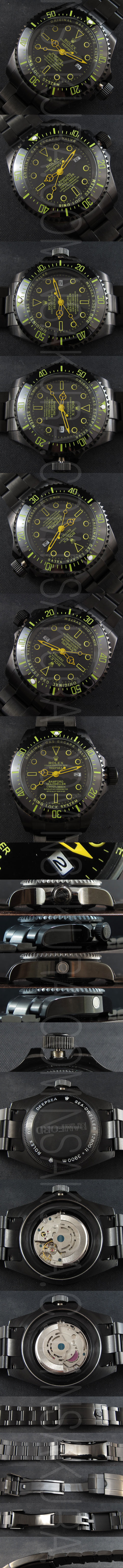 【店長推薦モデル】激安挑戦ROLEXス シードゥエラーディープシー(全面ブラック)
