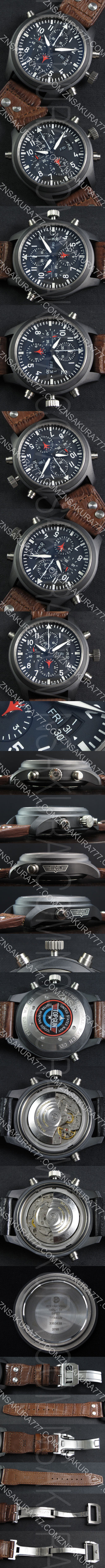 IWC パイロットクロノトップガン Asian 7750搭載 28800振動