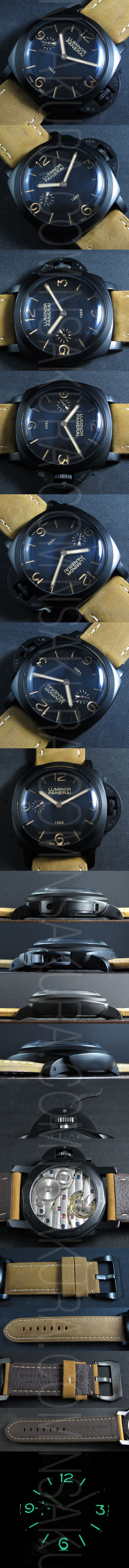パネライ ルミノール 1950 PVD, Asain 21600振動