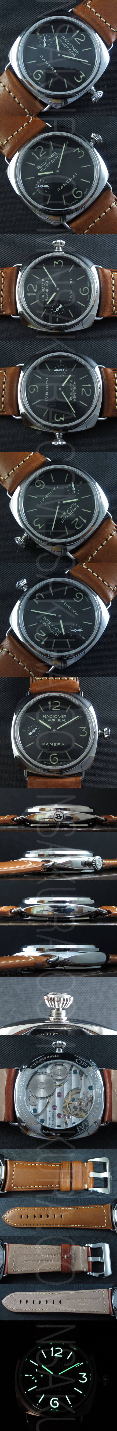 腕時計専門販売 PANERAI ラジオミール ブラック シール 21600振動 Hand-winding スーパールミナンス  シーンを選ばず