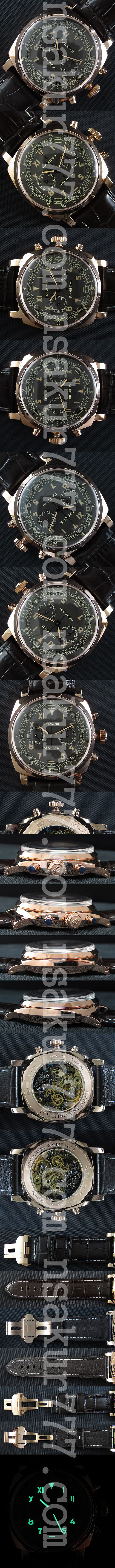 パネライ ラドミル PAM519, Asian21600振動 ムーブ搭載(手巻き)!