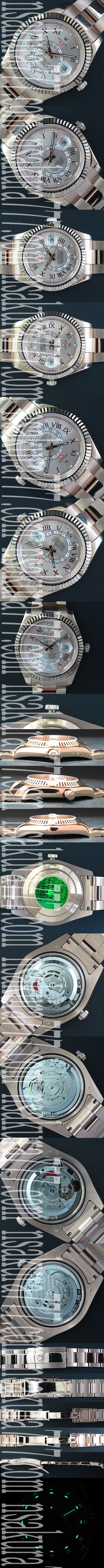 【41mm】著名なブランド ロレックス スカイドゥエラー スーパーコピー時計