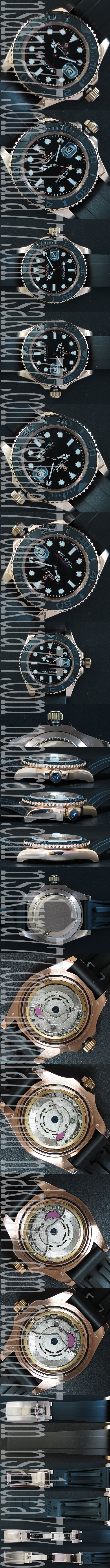 高級腕時計 ROLEX ヨットマスタ，Asain 21600振動ムーブメント AUTOMATIC ブラック文字盤 デイト表示