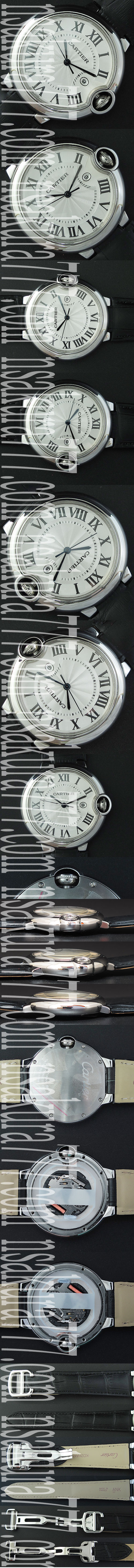 高級腕時計 CARTIER コピー時計 MIYAOTA製クォーツムーブメント シルバーダイヤル カレンダー表示