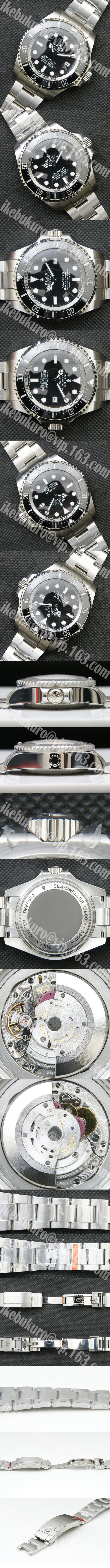 ロレックス シードゥエラーディープシー Rolex 3135 28800振動、パフォーマンスの高い時計