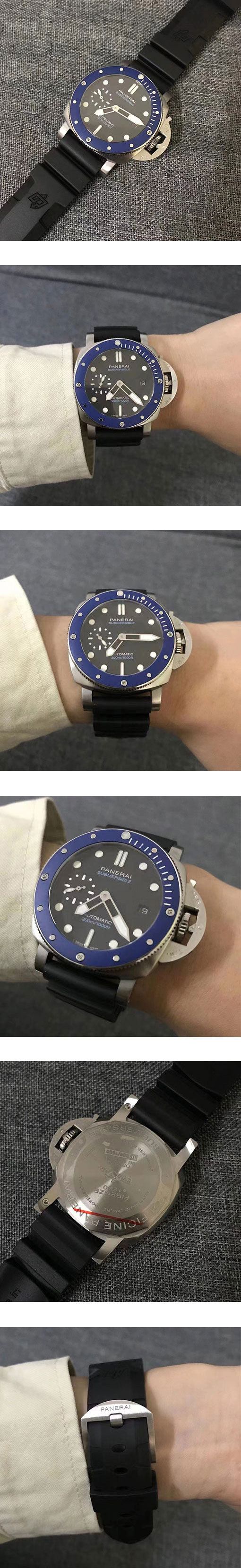 最新品パネライ コピー時計 サブマーシブル アズーロ– 42mm PAM01209