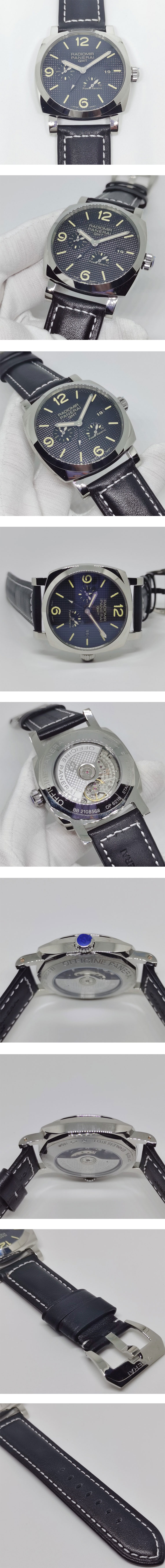 パネライコピー時計通販 ラジオミール 1940 3デイズ GMT パワーリザーブ オートマティック アッチャイオ 45mm  PAM00628