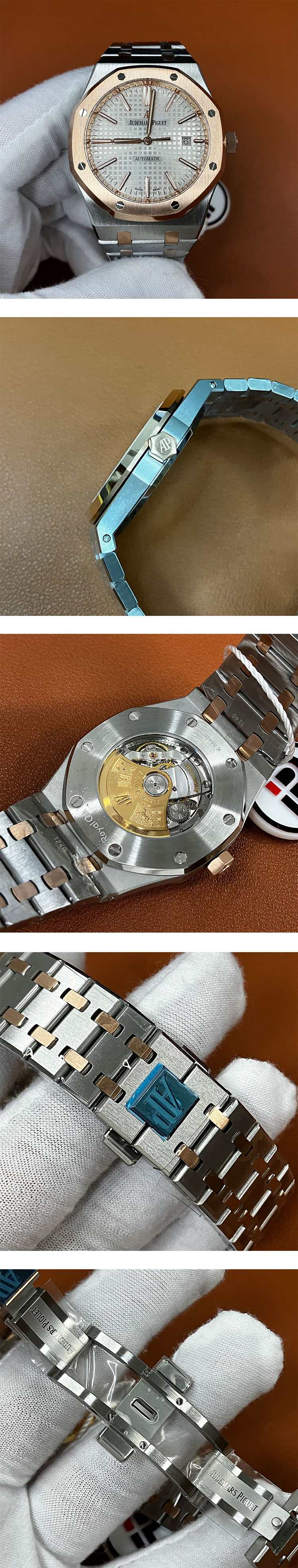 最高級人気オーデマ・ピゲコピー時計N級品 ロイヤルオーク 41ｍｍ 15400SR.OO.1220SR.01 シルバー[ IP工場製]