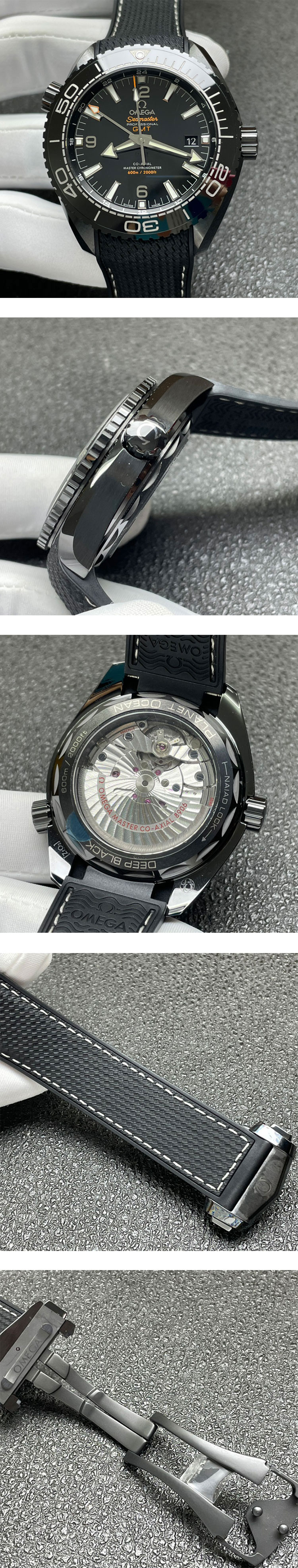 最高級オメガコピー時計 シーマスター プラネットオーシャン GMT ディープブラック 215.92.46.22.01.001[VS工場 ]
