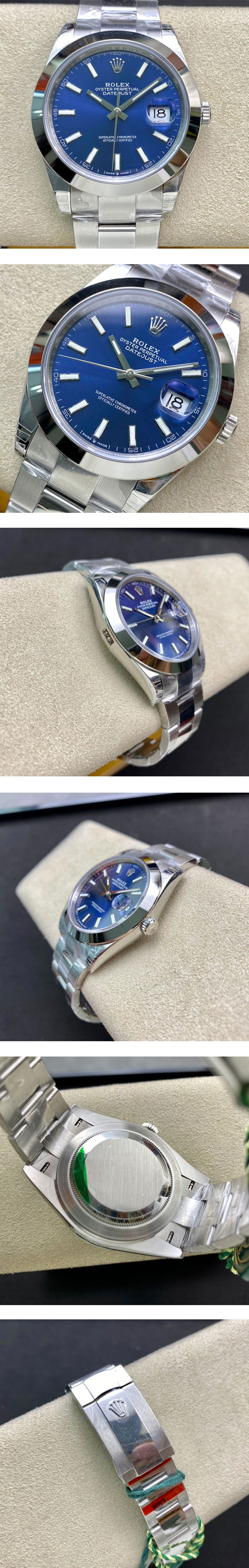 最高級ロレックスコピー時計 デイトジャスト M126300-0001 ブルー OY