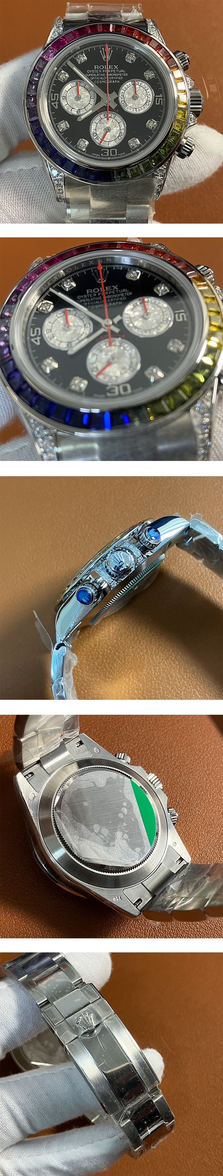 ロレックス デイトナ 116599 RBOW レインボー HF工場製2023人気スーパーコピー時計