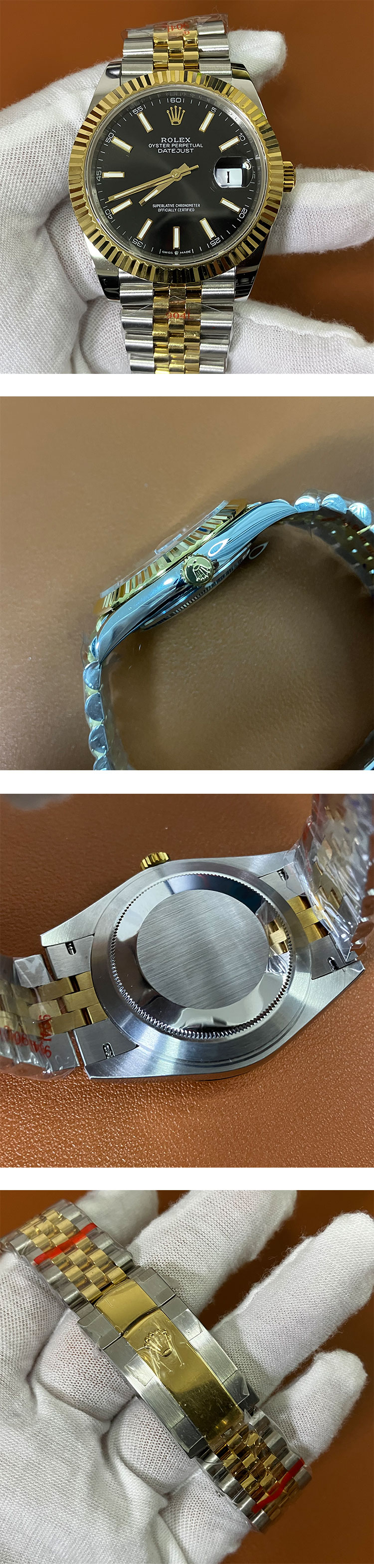 超大人気最高級ロレックス デイトジャストM126333-0014 ブラック 41mm ブランド時計コピー