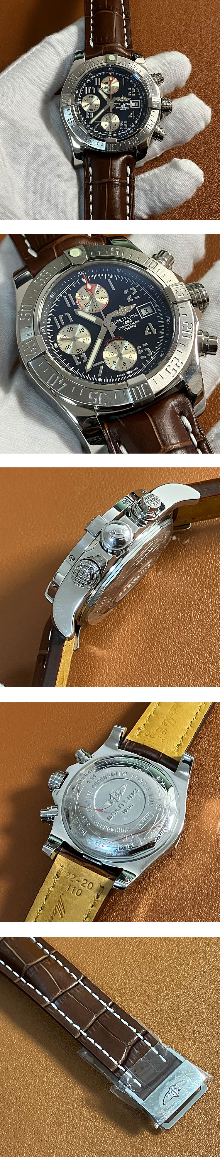 ブライトリングコピー腕時計 ブライトリング アベンジャーII クロノグラフ A1338111/BC33 ブラック