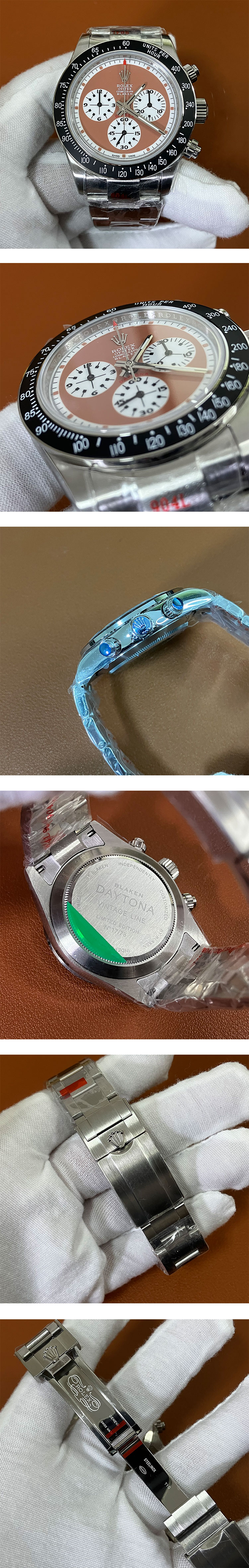 BLAKEN高級改装ブランド時計コピー ロレックス 旧型デイトナ・自動巻き　Ref.6263