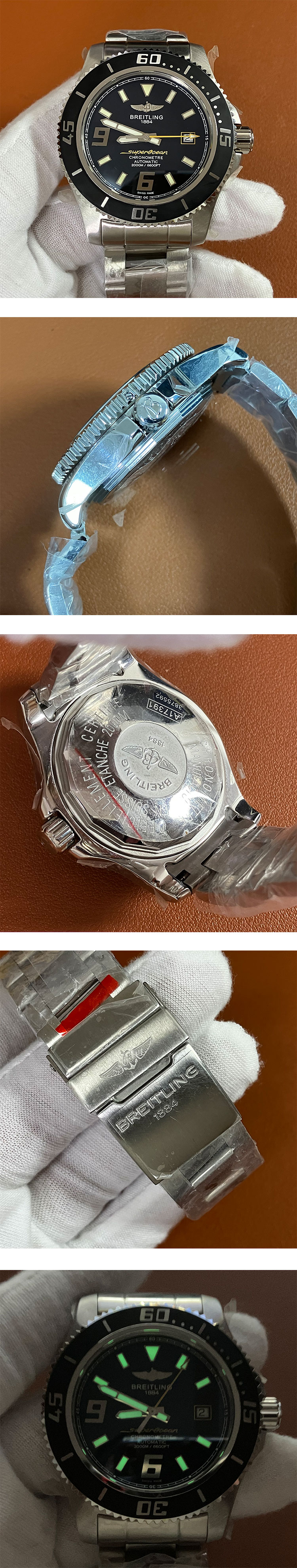 精密腕時計ブライトリングオーシャン A1739102/BA78