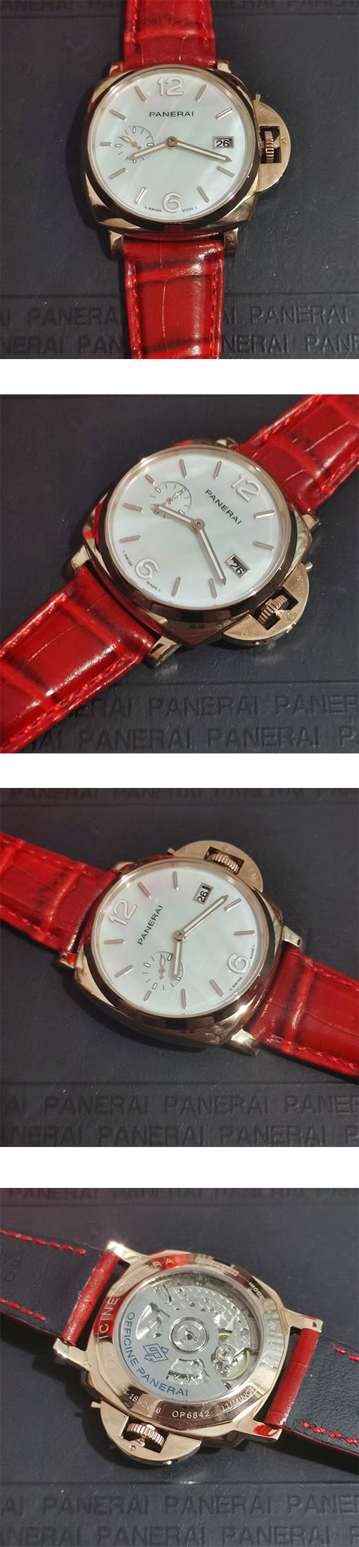 2022パネライスーパーコピー時計 ルミノールドゥエ　マドレペルラ-42mm  PAM01280