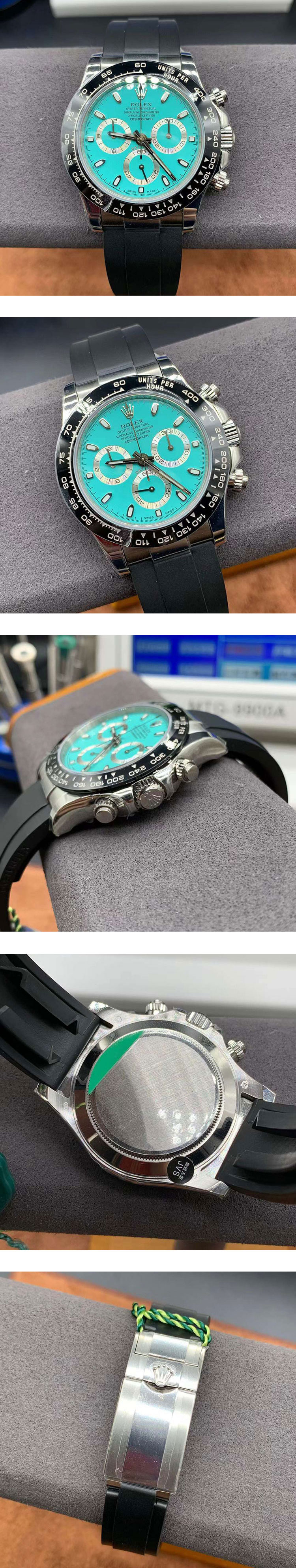 一流レベル偽物 ROLEX ロレックス コスモグラフ デイトコピー Tiffany Blue with 40mm