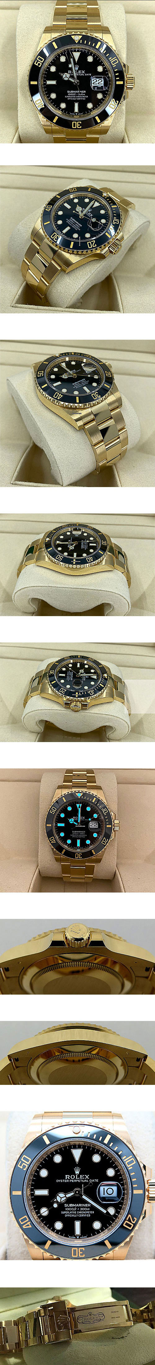 動力完璧 ROLEX サブマリーナーm126618ln-0002. 41mm.Asian 21600振動 コピー時計 夜光インデックス ブラック