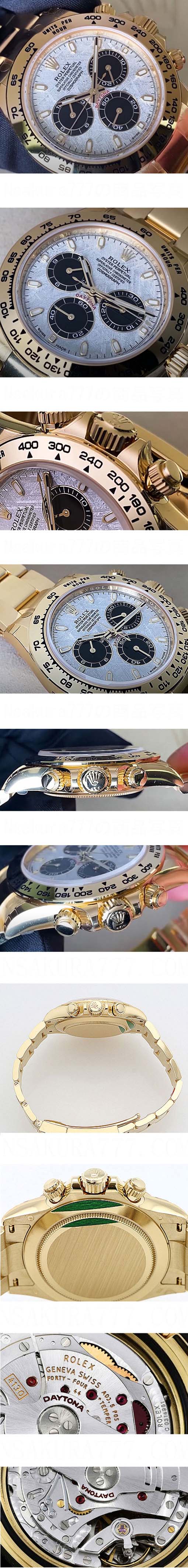 優良店 ROLEX デイトナM116508 コピー時計(noob工場)Cal.4130 28800振動 自動巻きクロノグラフ サファイヤクリスタル