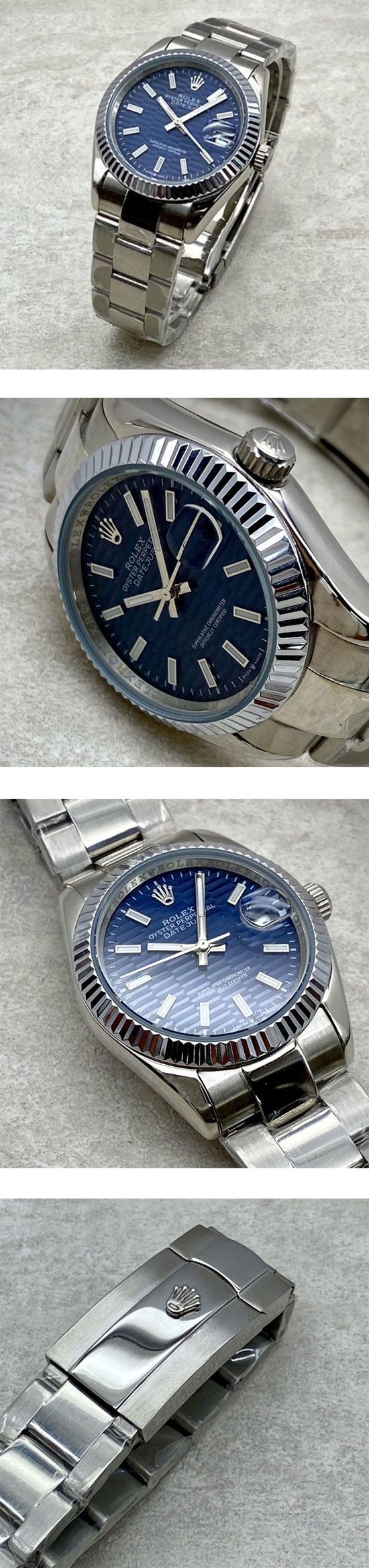 【シンプル、かつ完璧な時計】2023ロレックスコピー最安値挑戦 M126234-0050 デイトジャスト36mm ブルーフルーテッド