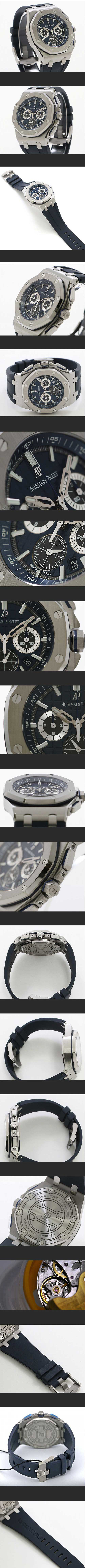 優等商品 AUDEMARS PIGUET ロイヤル オーク オフショア・クロノグラフ 26480TI.OO.A027CA.01 AUTOMATIC チタン