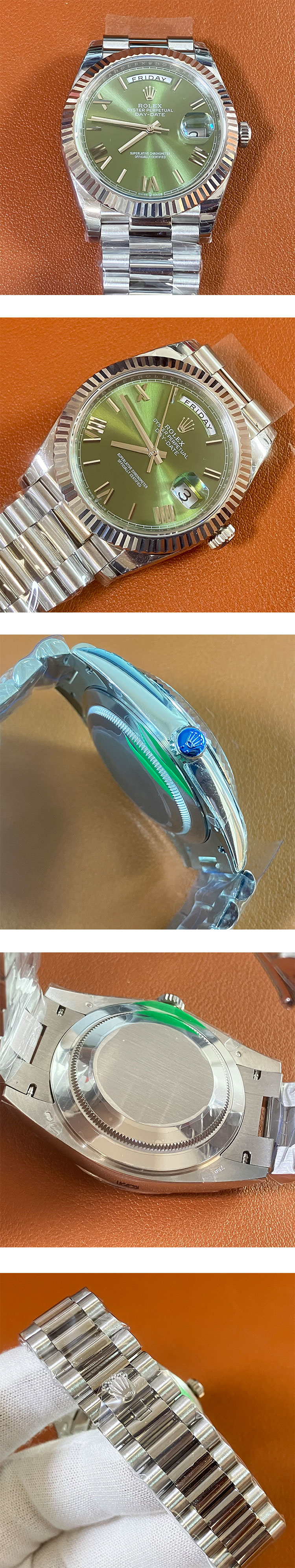 大人気アイテム ロレックスコピー デイデイト M228236-0008 グリーン 40mm