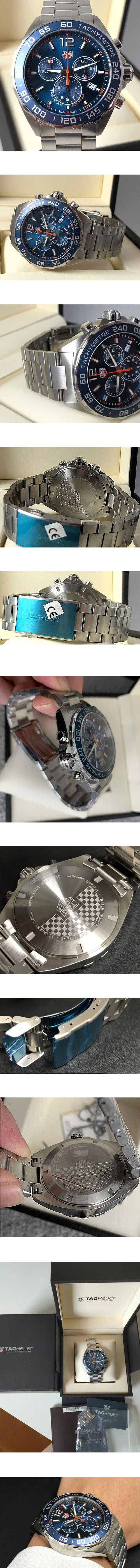 店長からのおすすめTAG HEUER F1 CAZ1014.BA0842 クォーツ クロノグラフ 日付表示 ダークブルー