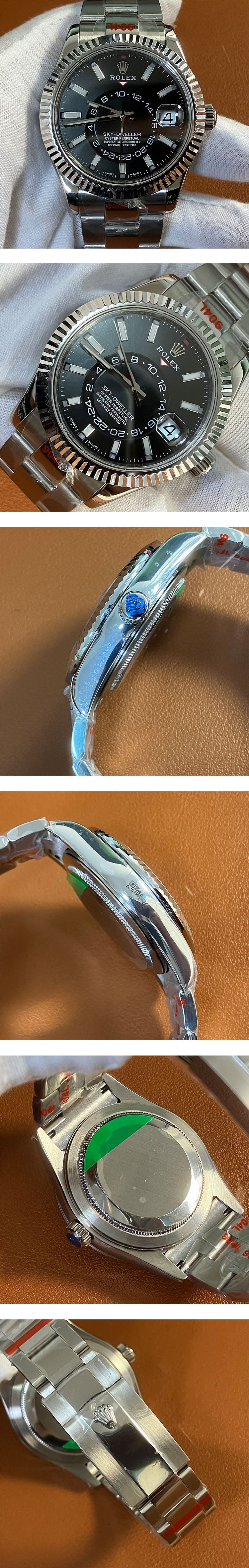 【メンズ腕時計新品】ロレックスコピー時計 スカイドゥエラー 42mm 326934-0005