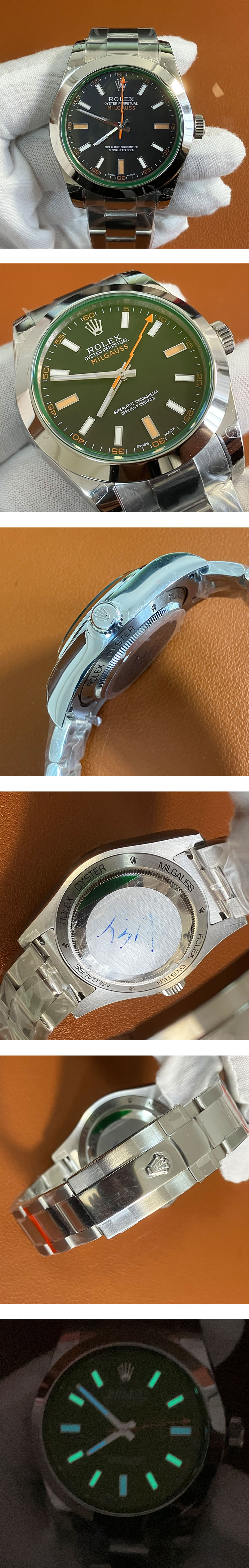 2023ロレックス ミルガウススーパーコピー時計 M116400gv-0001 ブラック 2836ムーブメント搭載！