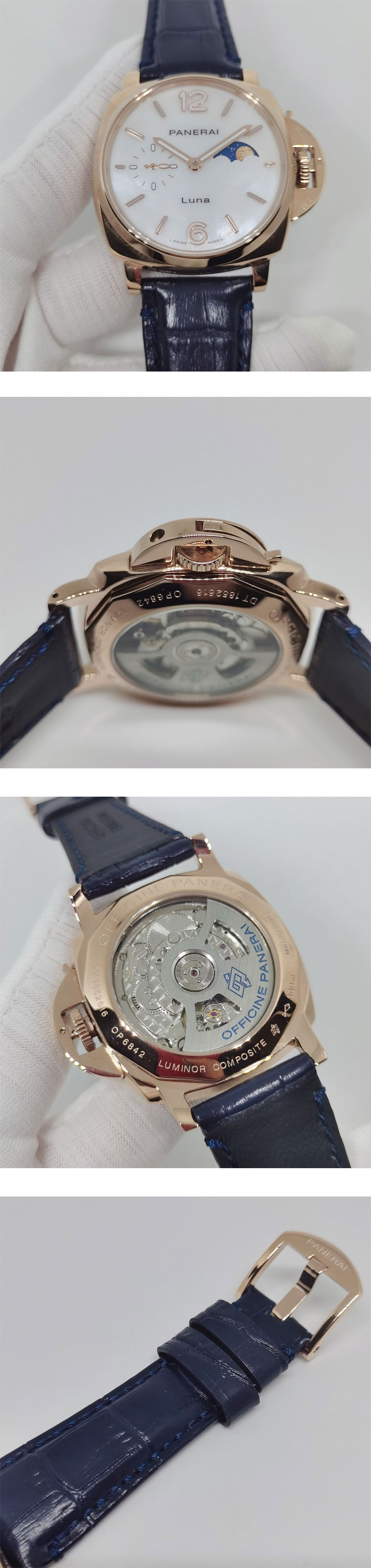 新作モデル在庫多数 PANERAI パネライコピー ルミノール ドゥエ ルナ ゴールドテック™ PAM01181 優良配送