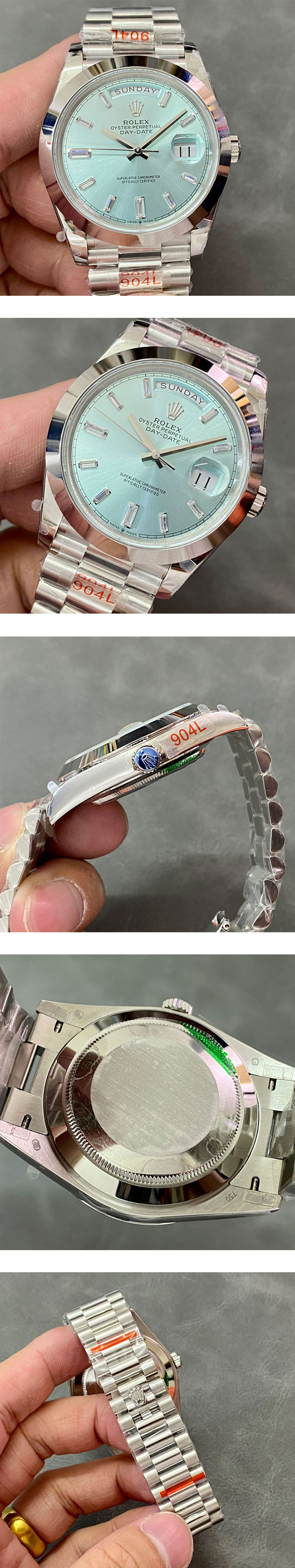 「最N級」 スーパーコピーロレックス デイデイト 228206A アイスブルー 40mm 3255ムーブメント搭載
