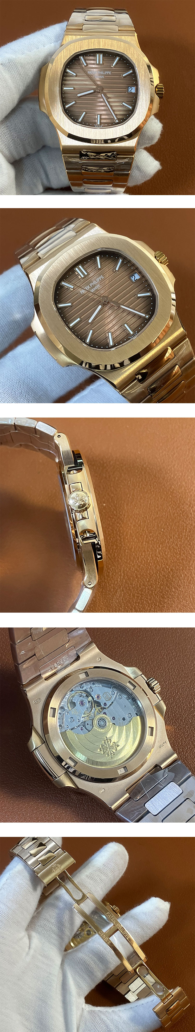 3K製最高精密 パテック・フィリップスーパーコピー時計 ノーチラス 5711/1R-001 チョコレート 池袋老舗