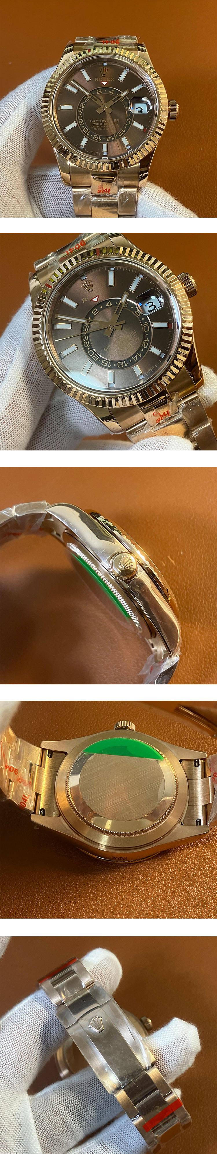 高品質 スーパーコピー n級品 ロレックス スカイドゥエラー 326935 チョコレート 腕時計相談