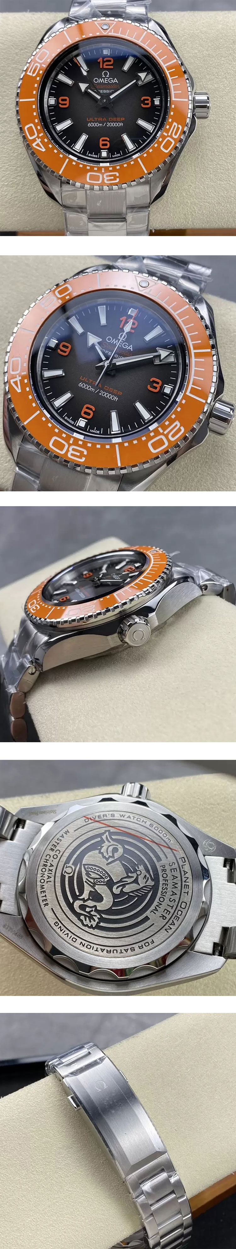VS工場 オメガ シーマスター プラネットオーシャン 6000M コーアクシャル マスター クロノメーター 45.5MM 215.30.46.21.06.001