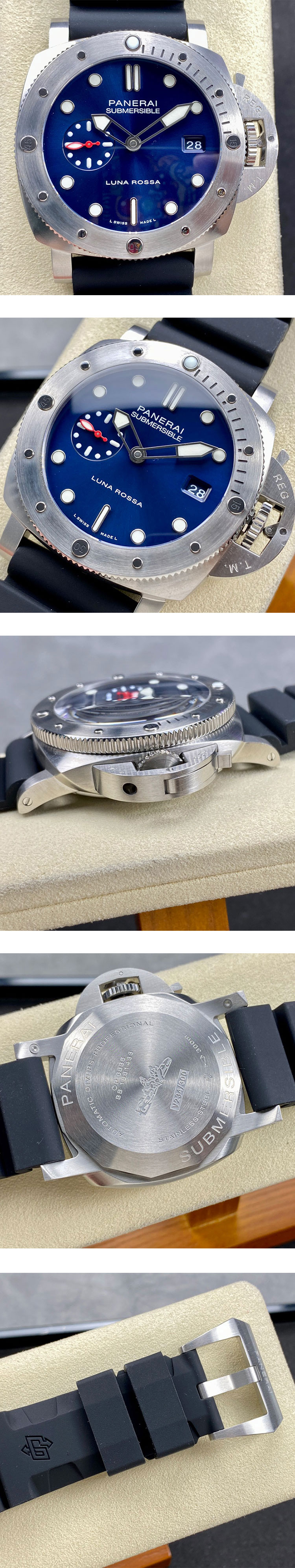 TTF人気新品パネライコピー サブマーシブル クアランタクアトロ ビアンコ pam01391
