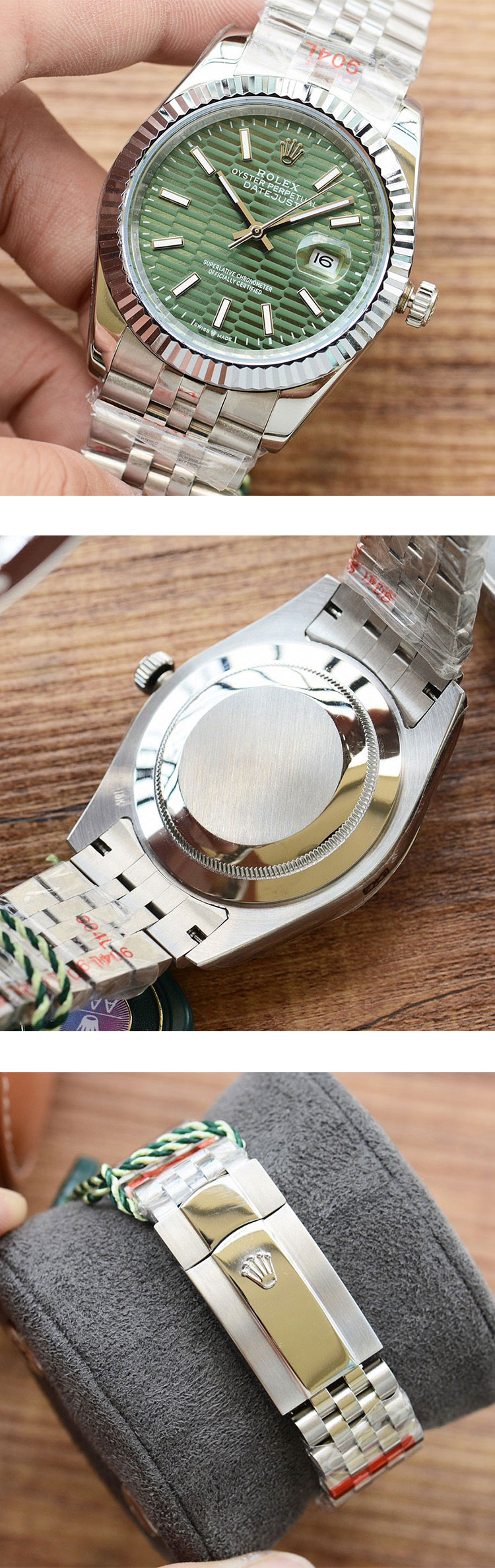 未使用品 ロレックスコピー126334 デイトジャスト 41mm ミントグリーン 人気シリーズ