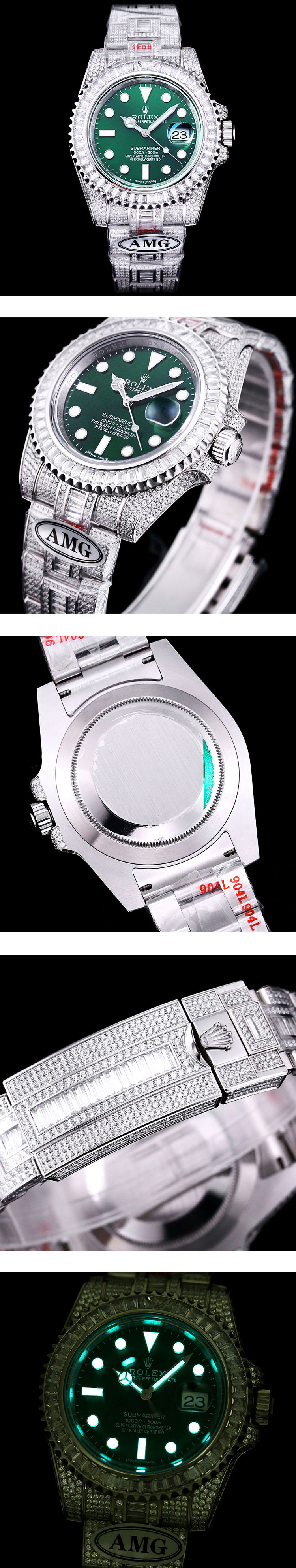 限定高級改装 ロレックスコピー 116610LV-0002 サブマリーナー デイト 40mm 満天の星