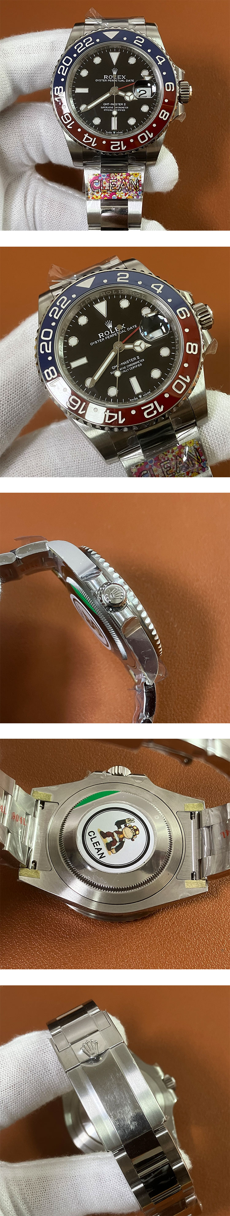 CLEAN工場人気のロレックス最高級コピー時計  GMTマスター Ⅱ M126710BLRO-0002 3186ムーブメント！