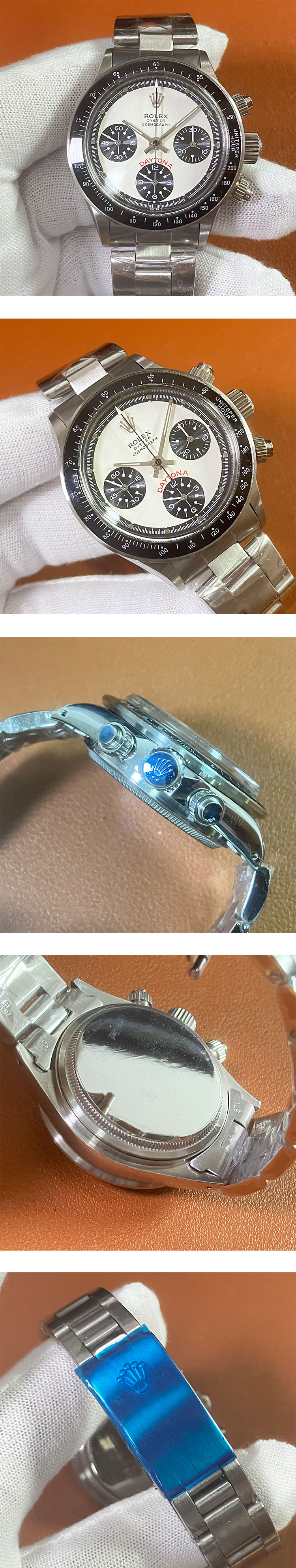 2023気分上昇 ロレックスコピー 6263 デイトナ・手巻 37mm ホワイト 旧型