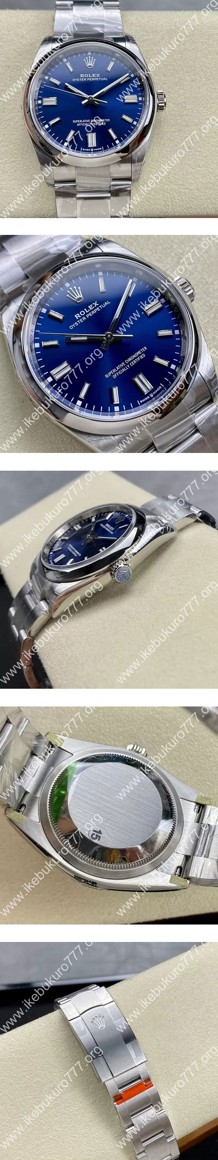 2024超人気ロレックス 126000 オイスターパーペチュアル 36mm ブルー 3230搭載！GM製スーパーコピー
