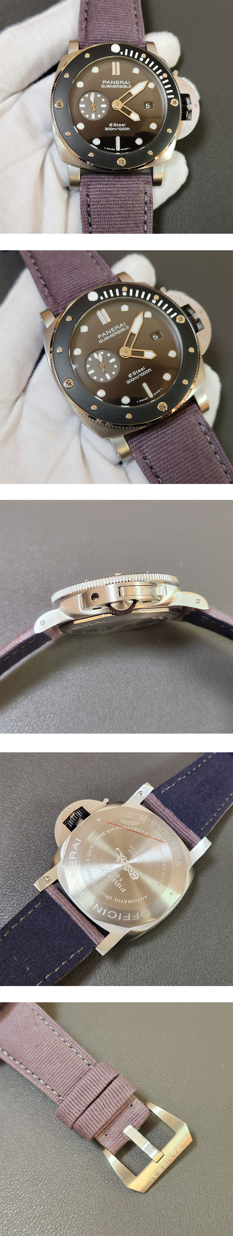 最安値挑戦 ブランド時計コピーパネライ PAM01288 サブマーシブル クアランタクアトロ Grigio Roccia