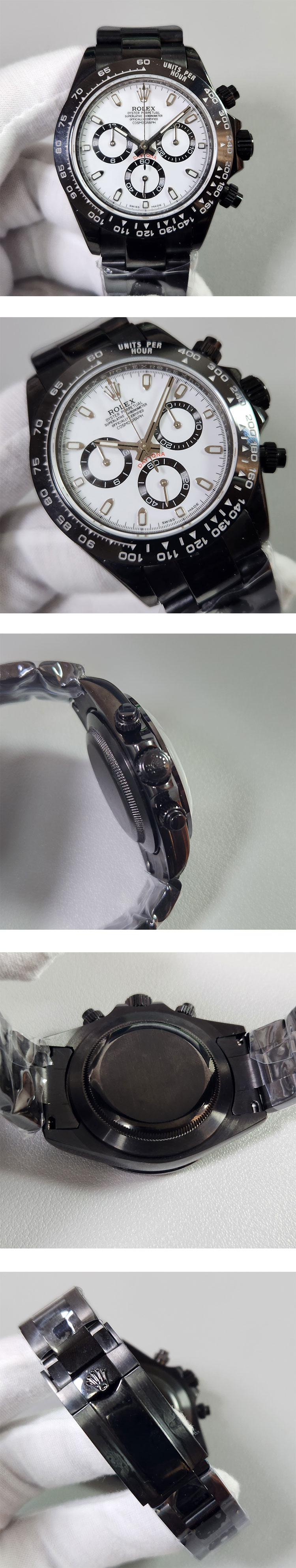 ロレックスコピー BLAKEN高級改装 デイトナ 116500 ホワイト 7750搭載！40mm【TW】