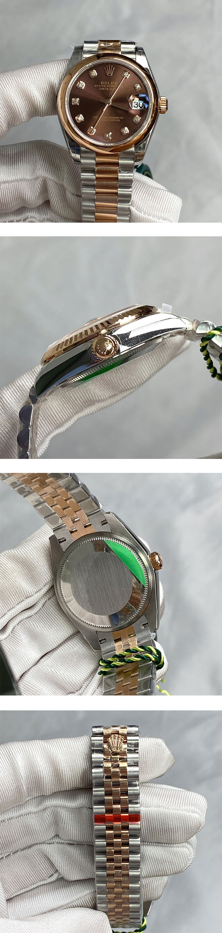 腕時計相談 ロレックスコピーM278241-0027 デイトジャスト 31mm ブラウン文字盤 気分上昇