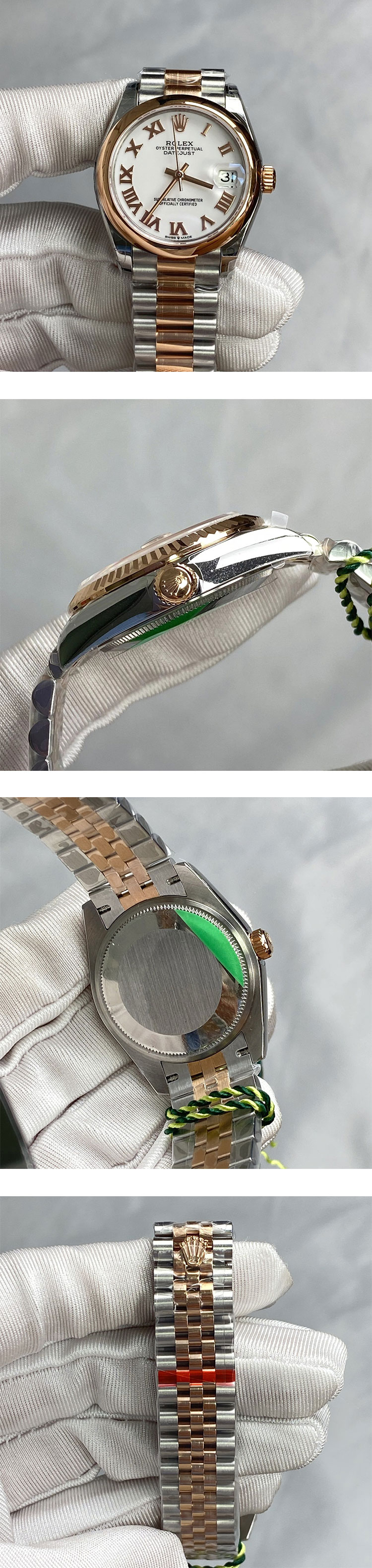 【人気シリーズ】ROLEX M278241-0002 デイトジャストコピー 31mm 自動巻き 28800振動 シルバーホワイト