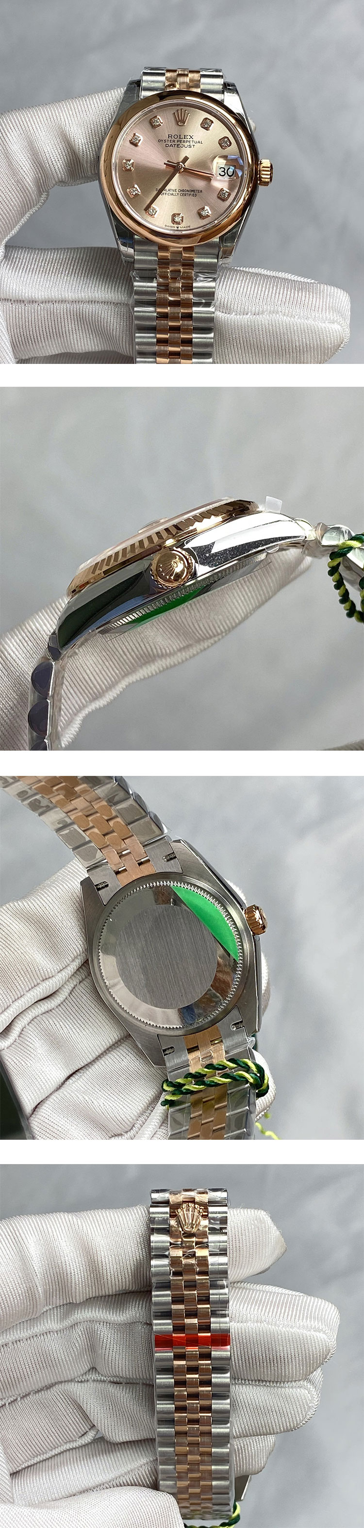 【極美品】ロレックスコピー M278241-0024 デイトジャスト 31mm ピンク 自動巻き