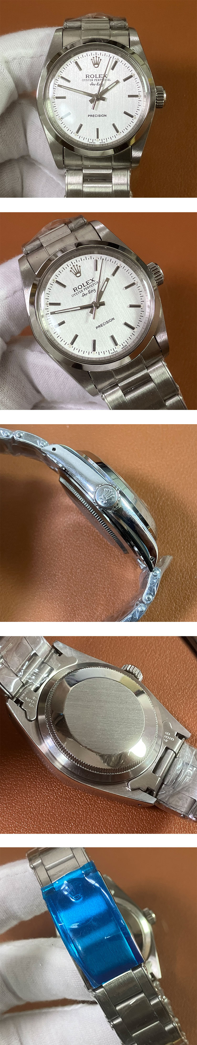 【入手困難限定品】ロレックスコピー エアキング Ref.14000 シルバー文字盤、トレンド感あふれる