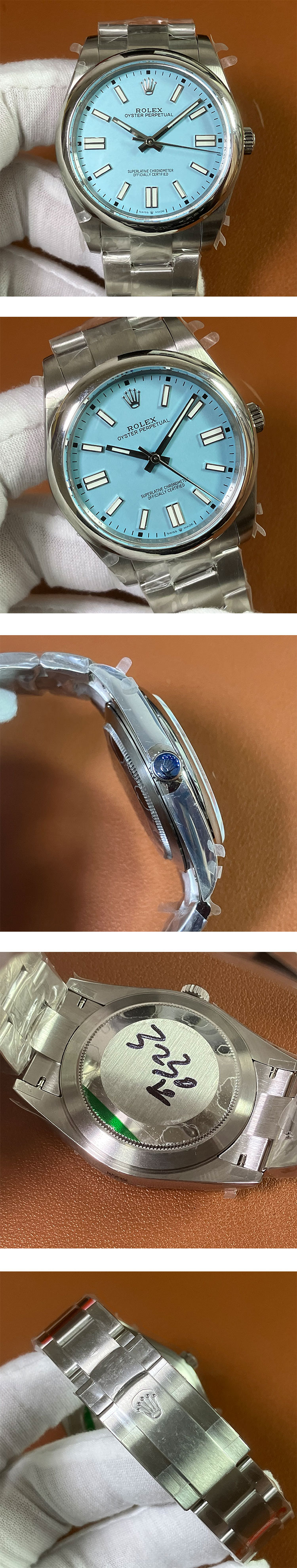 【ターコイズブルー 3230搭載】2024新品ロレックスコピーM124300-0006 オイスターパーペチュアル 41mm