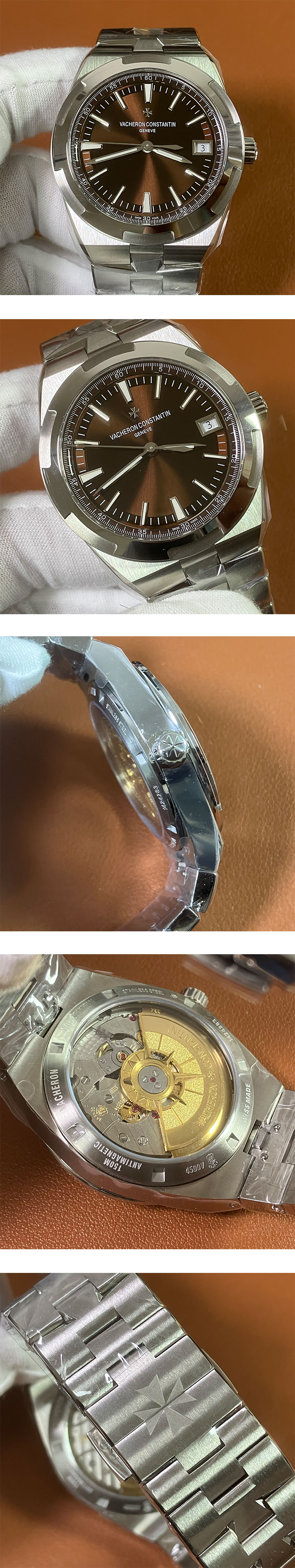 VACHERON CONSTANTINスーパーコピー 4500V/110A-B146 オーヴァーシーズ 41mm ブラウン 贈り物に最適